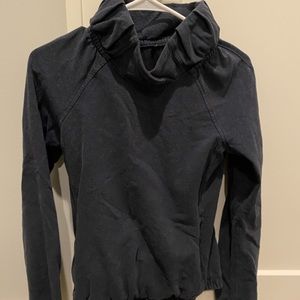 Lululemon navy cowl neck sweatshirt